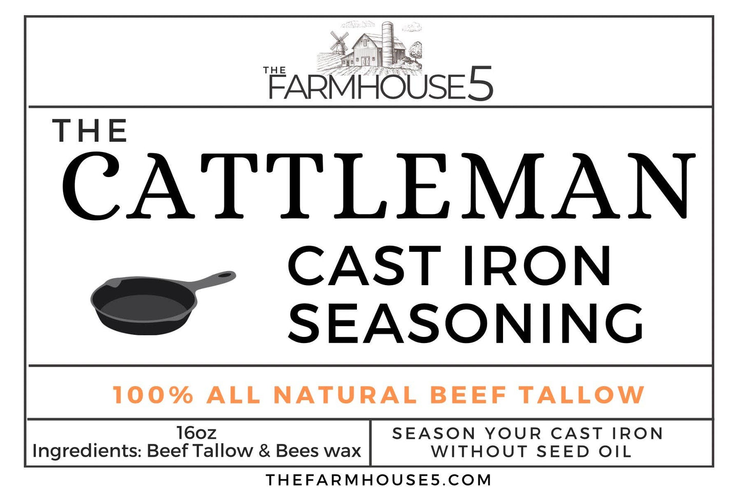 Cast Iron Seasoning