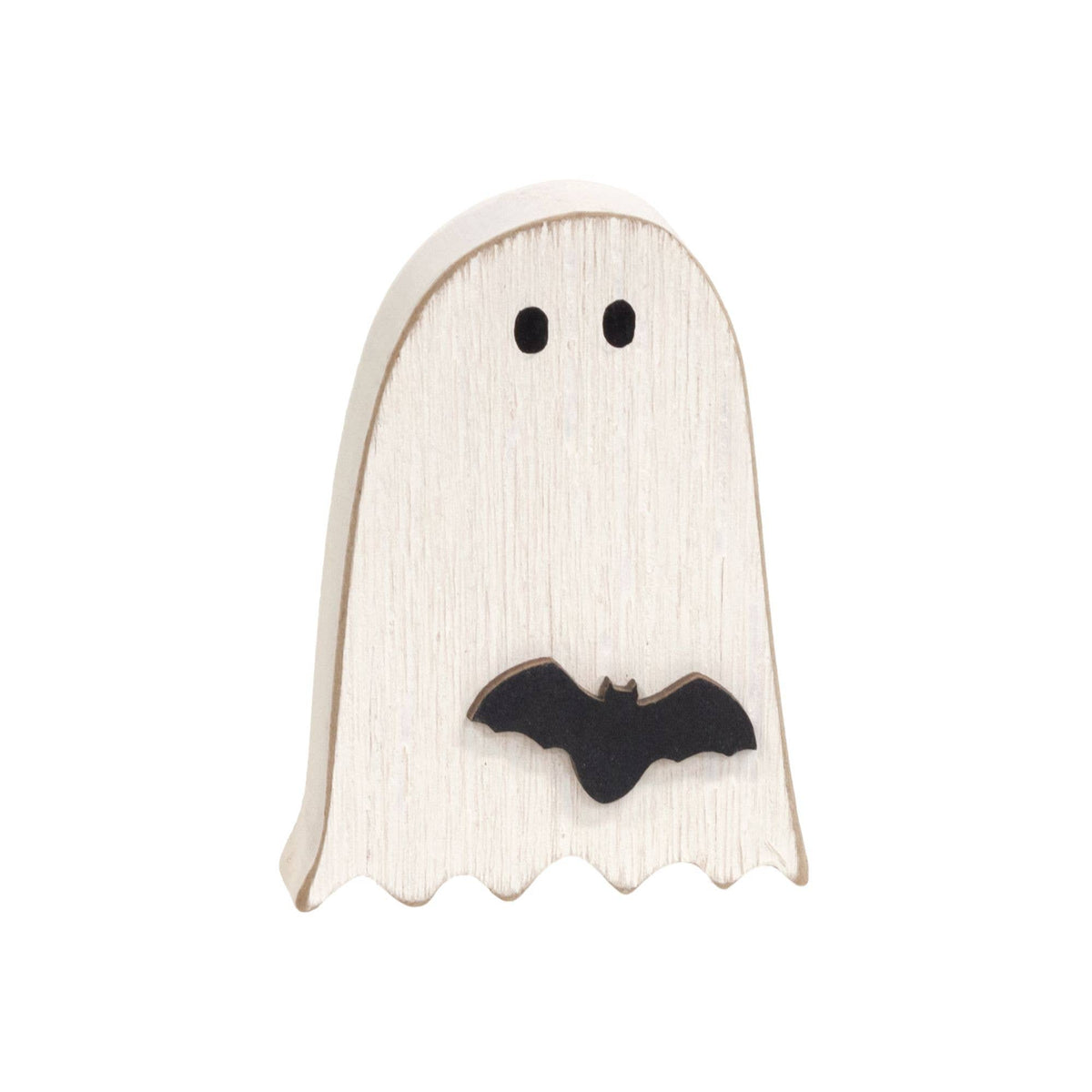 3/Set, Distressed Wooden Ghost & Friend Sitters