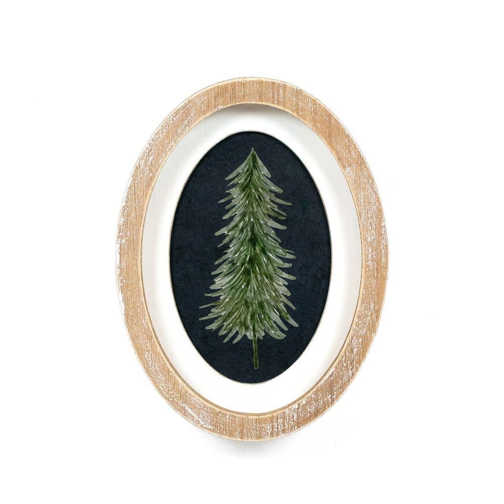 Christmas Pine Wood Frame Sign