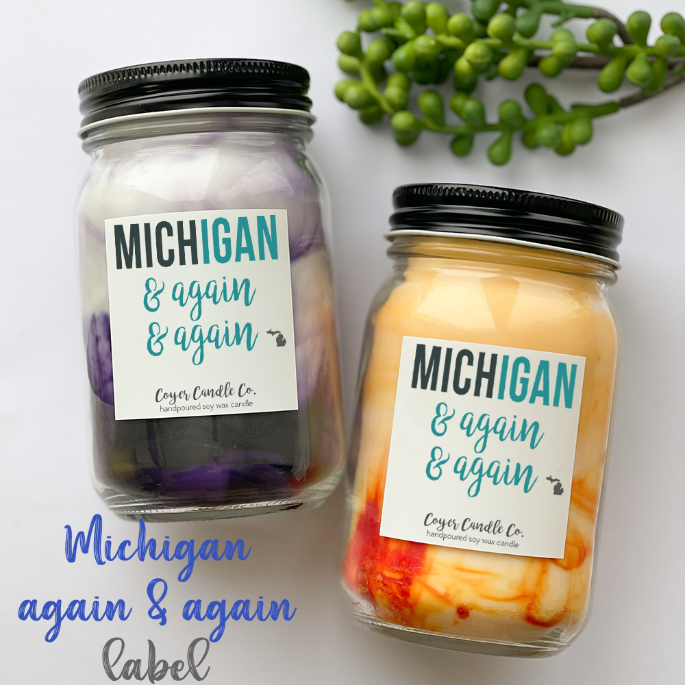 16 oz. Jar Candles - Michigan Designs Collection