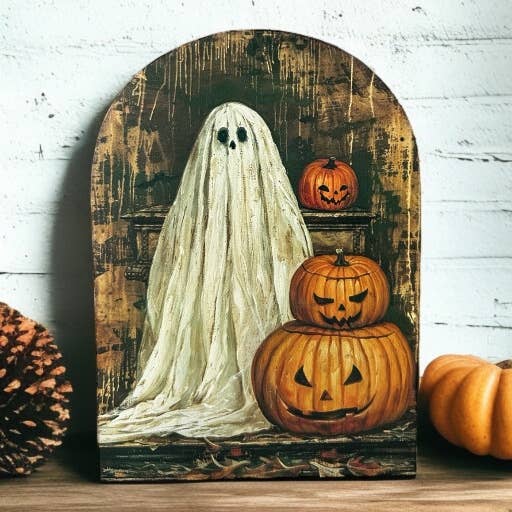 Spooky Ghost Wood Arch