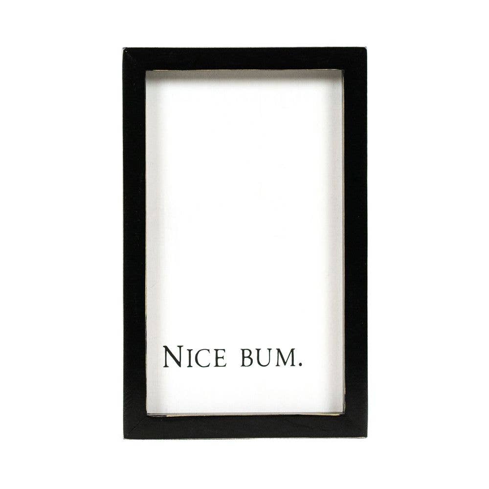 Bum/Poo Reversible Sign