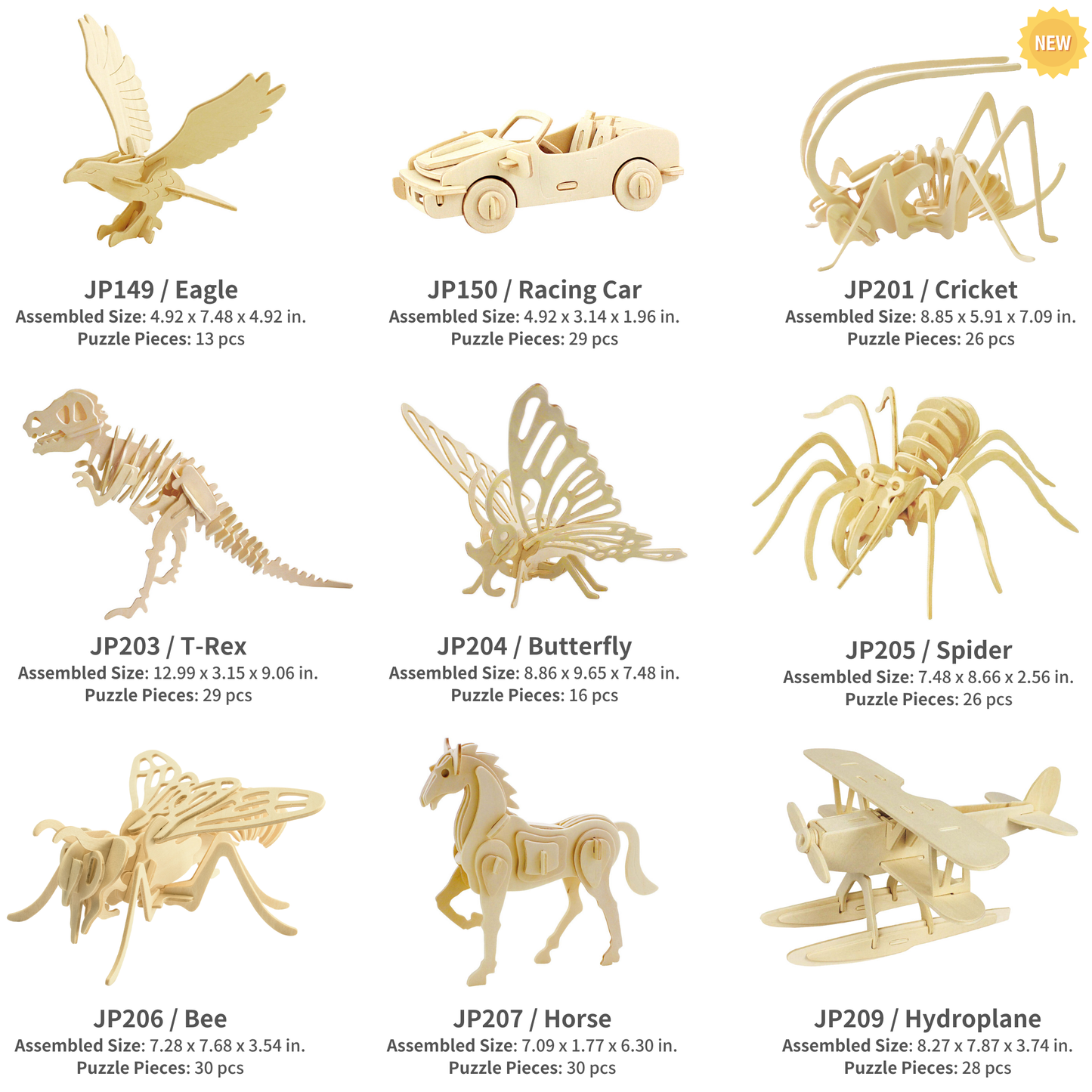 3D Wooden Puzzles