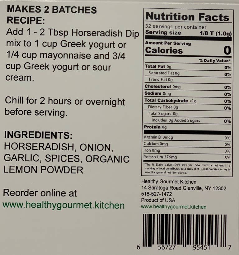Horseradish Dip Mix