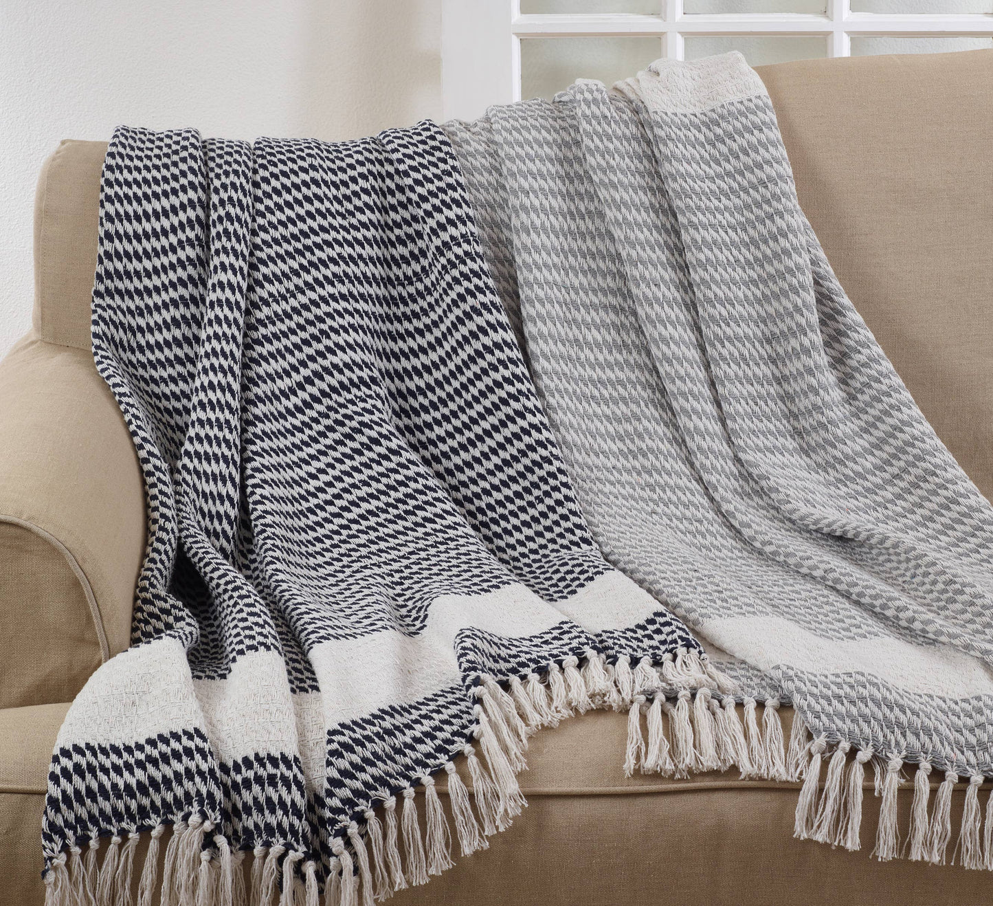 Diamond Weave Throw