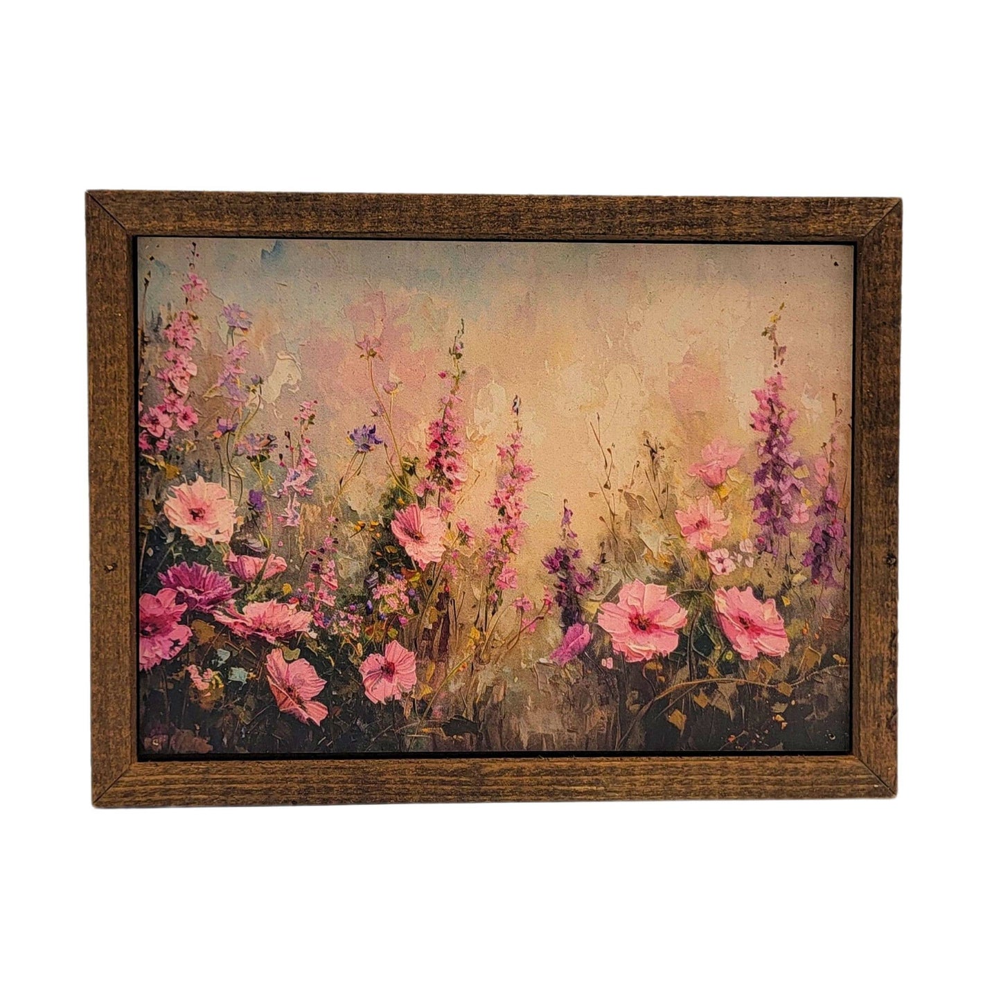Spring Flowers - Abstract Home Decor Wall Art- Home Accent