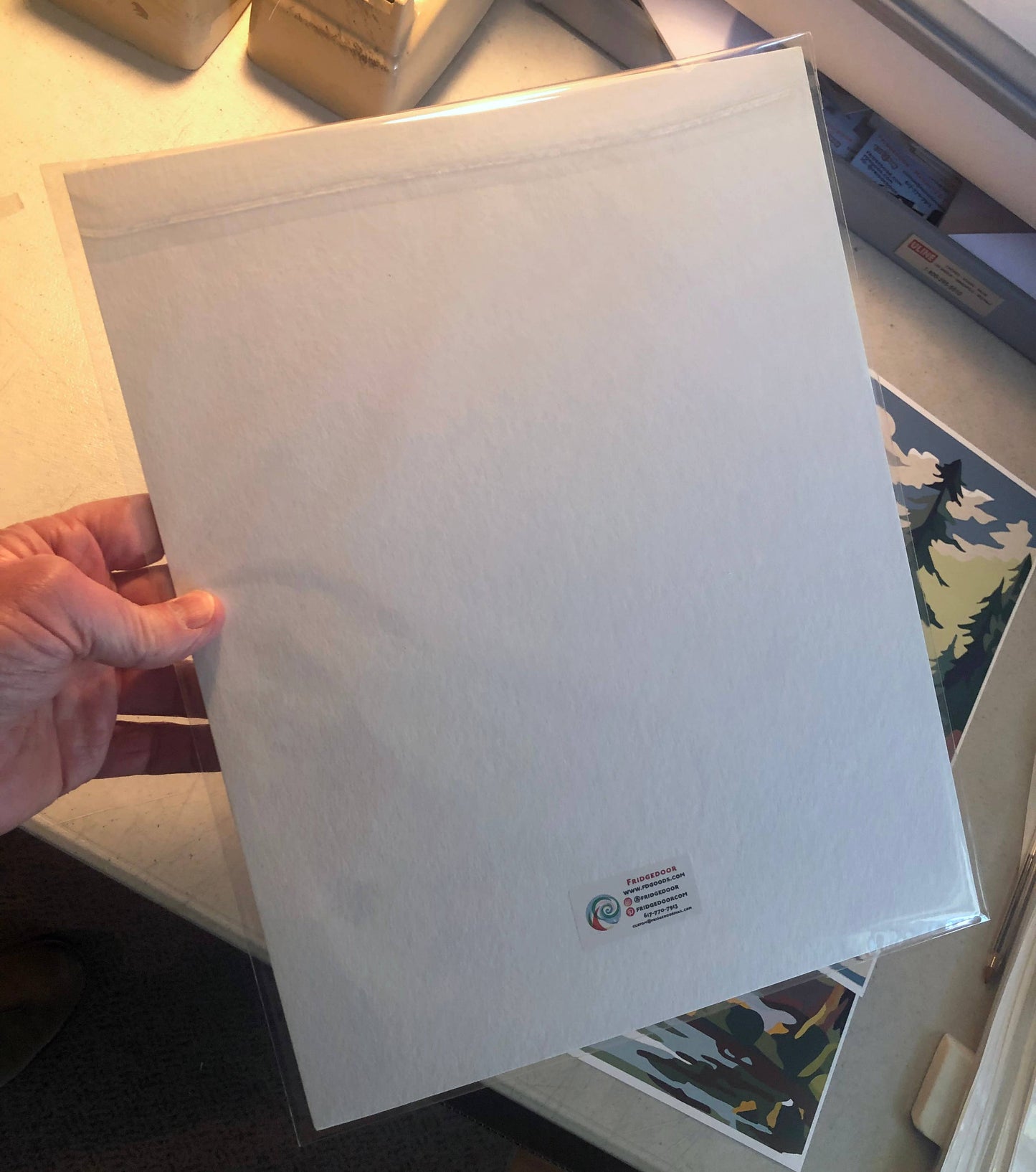 Retro Phono LP Turntable Print