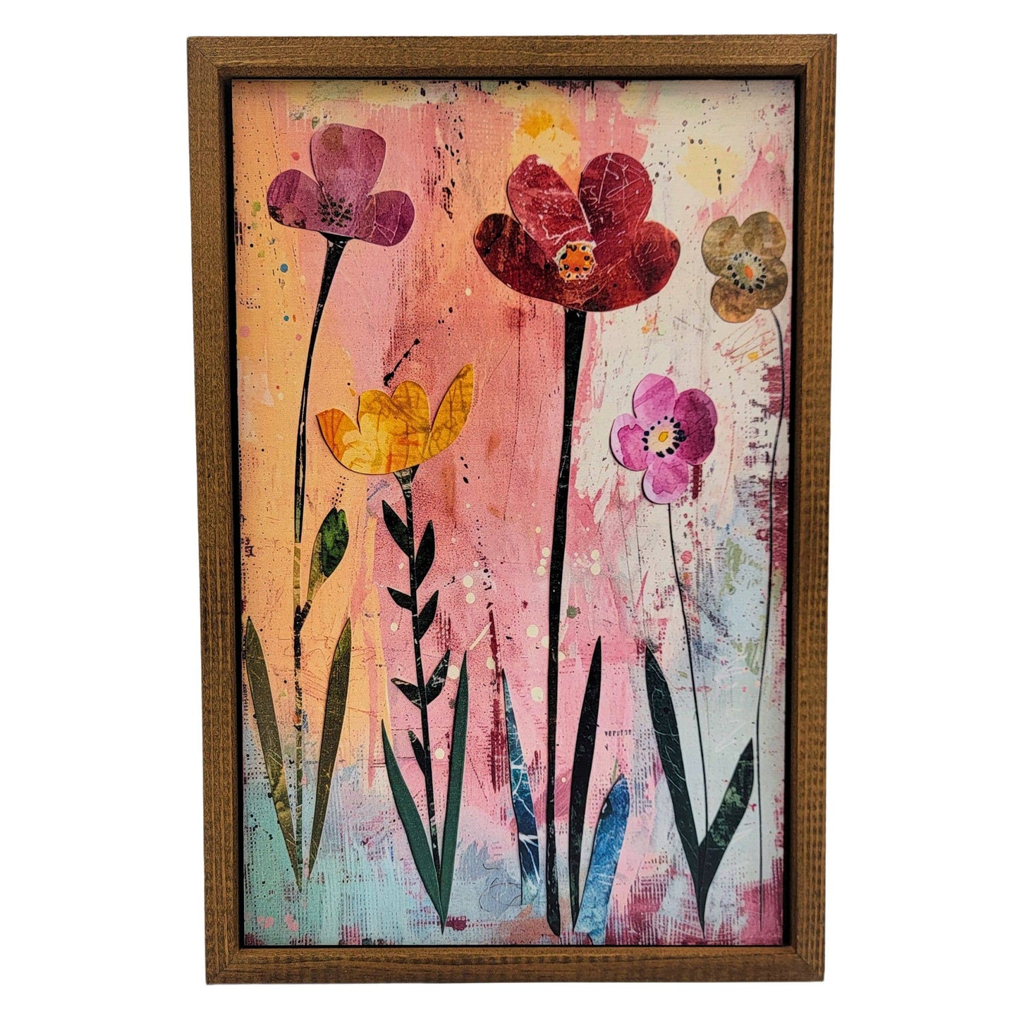 Field of Wild Flowers Abstract Home Accents - Spring Decor
