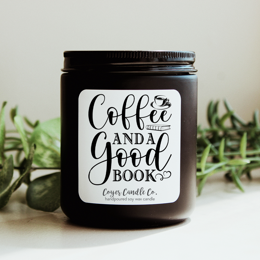 9 oz. Black Jar - Book Love!