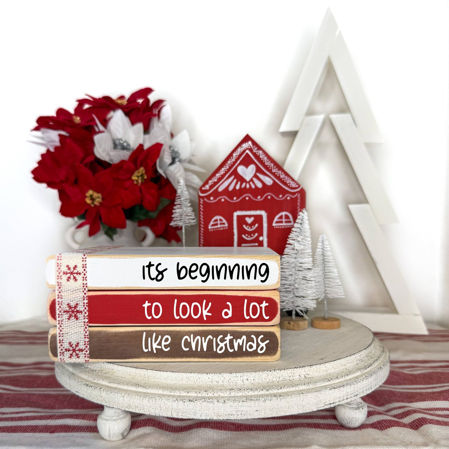 Look Like Christmas Block Book Stack