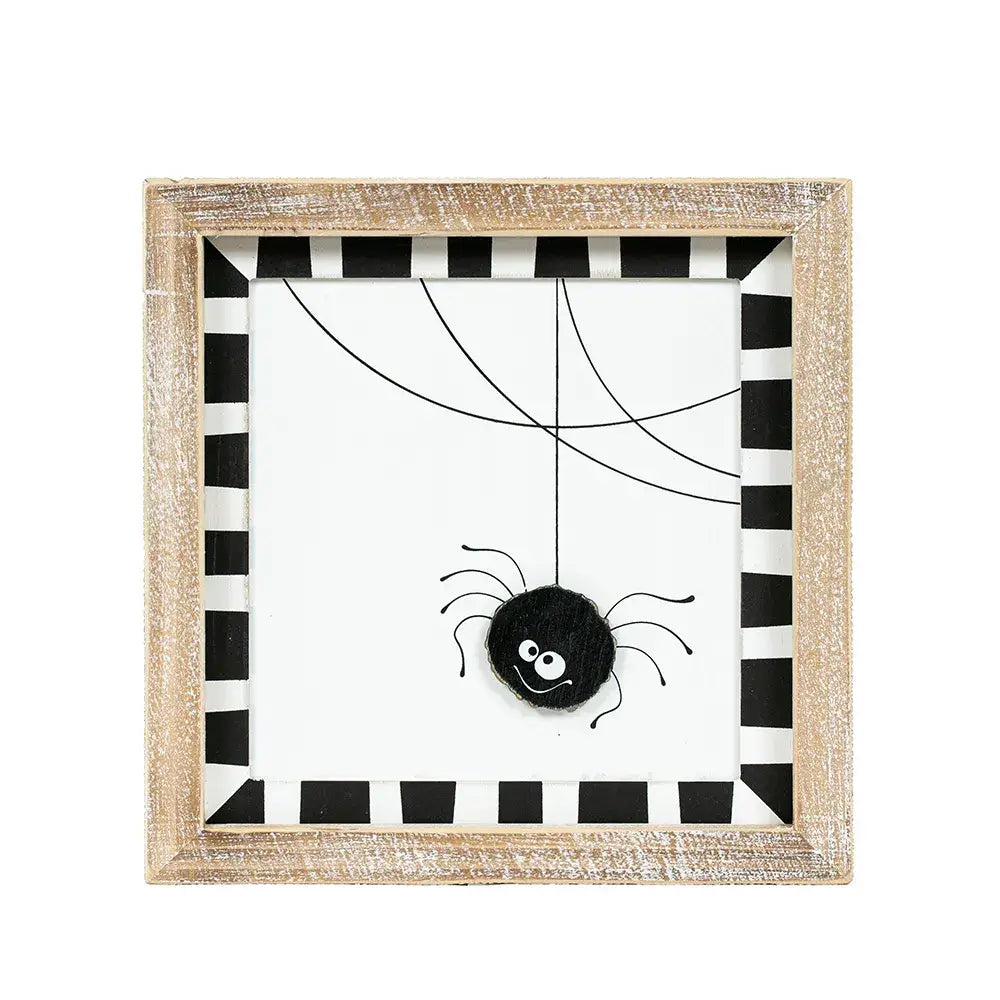 SPIDER/PUMPKIN Reversible Sign