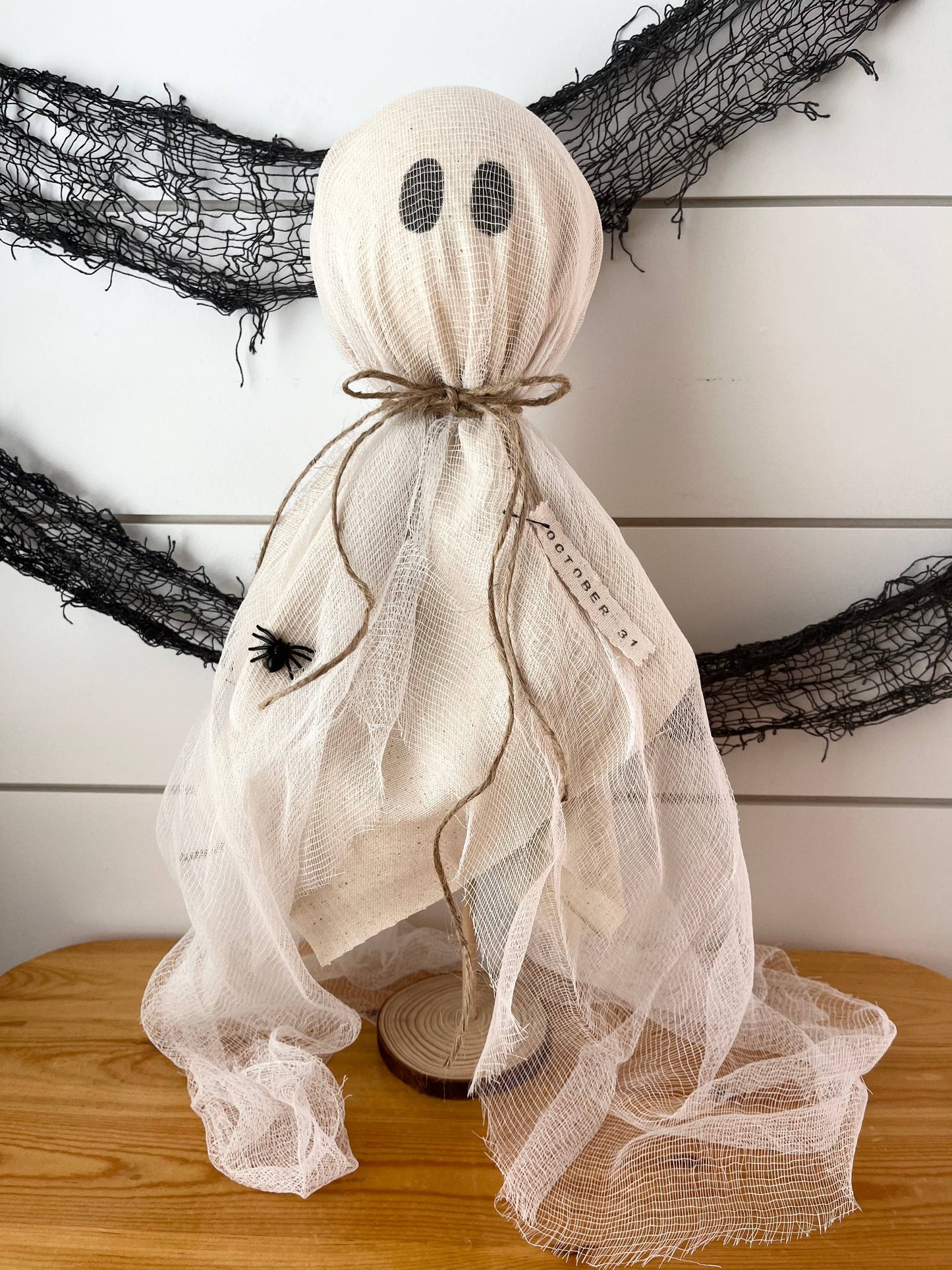 Rustic Primitive Halloween Ghost-3 Sizes