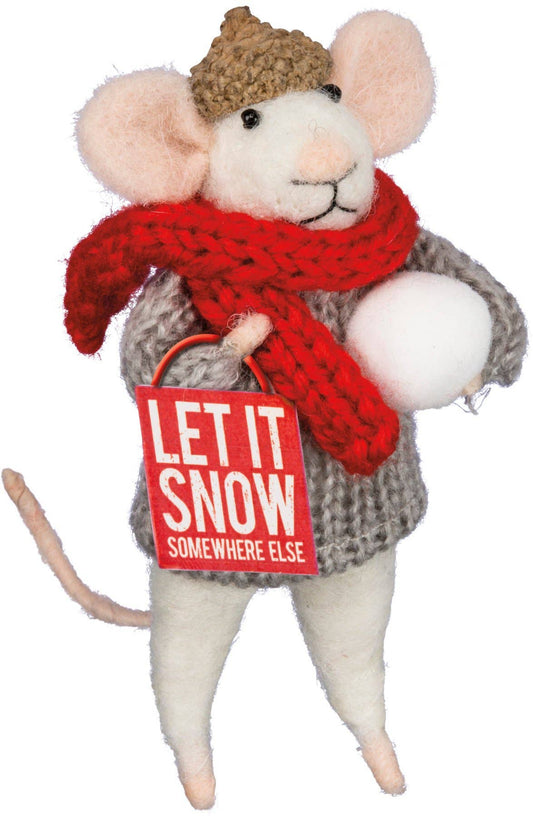 Let It Snow Mouse Critter
