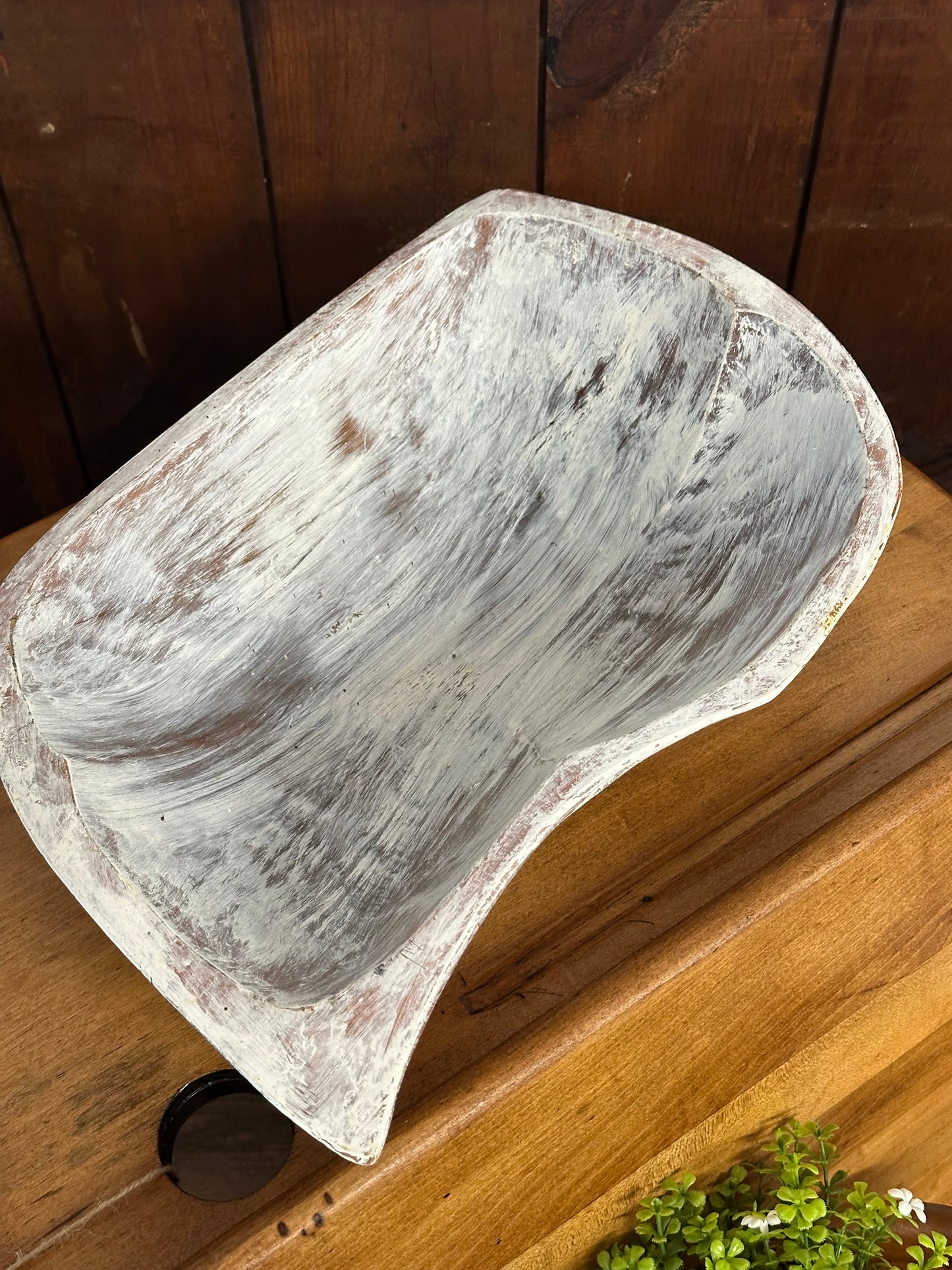 Wood Dough Bowl