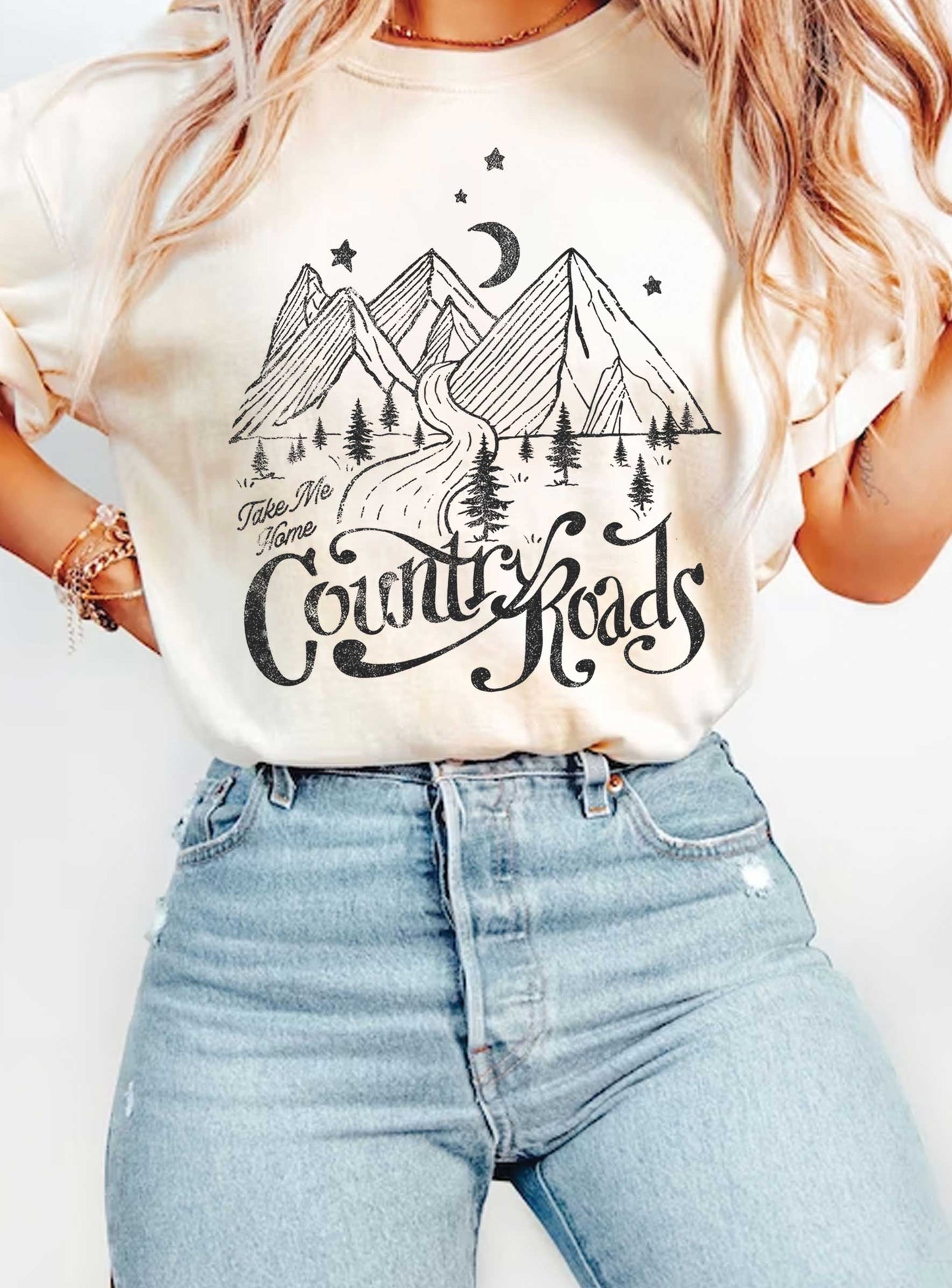 TAKE ME HOME COUNTRY ROADS GRAPHIC TSHIRTS