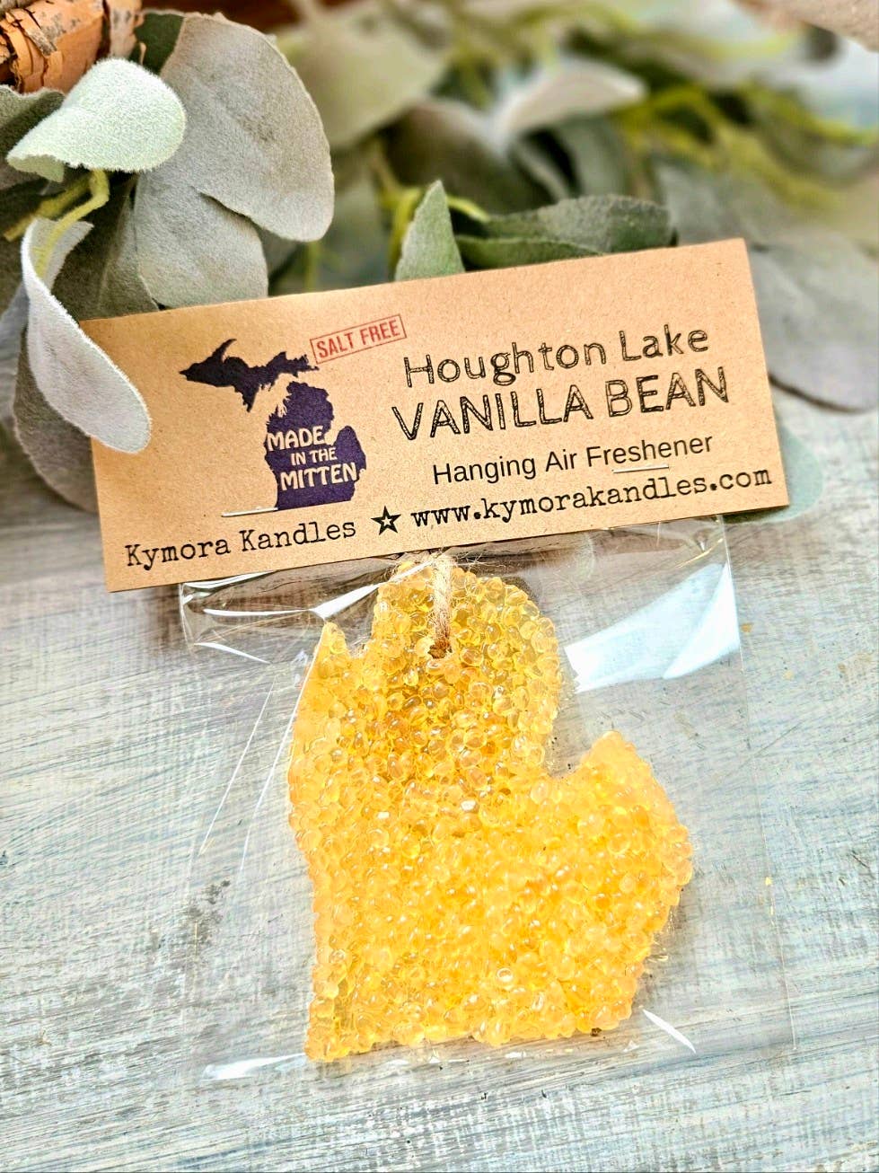 Hanging Air Freshener -Houghton Lake Vanilla Bean