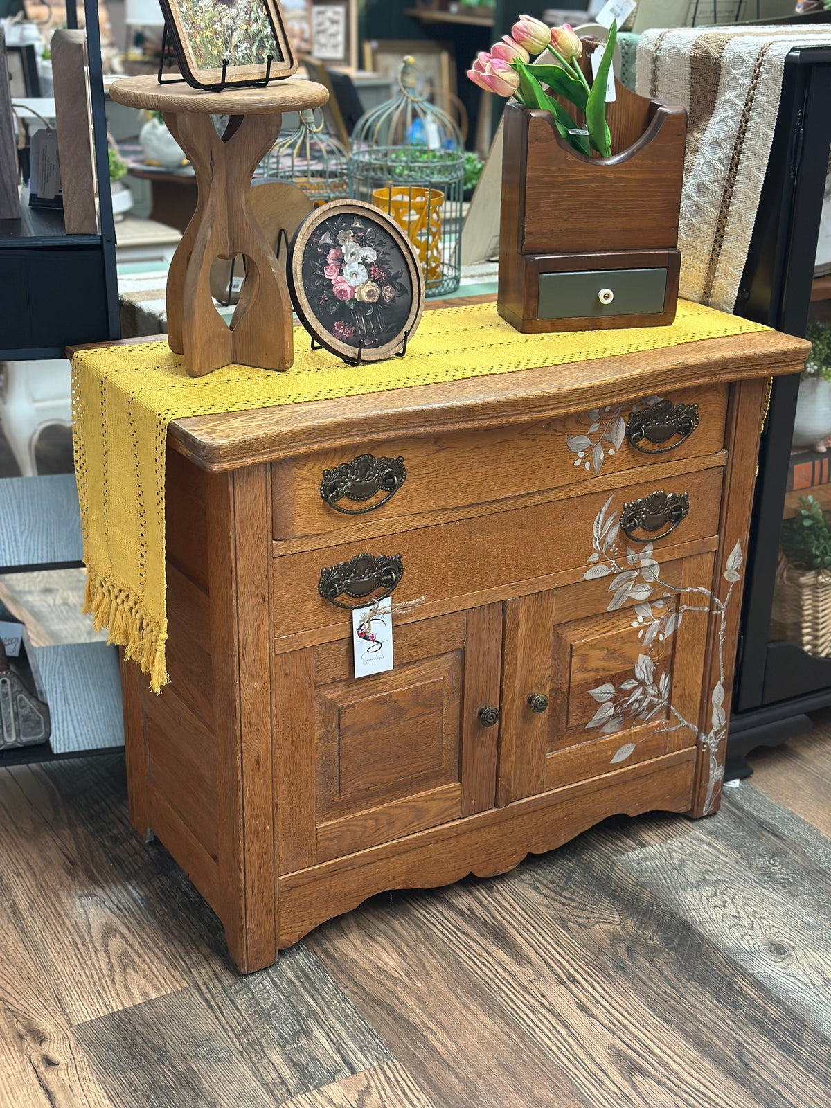 Natural Oak Washstand