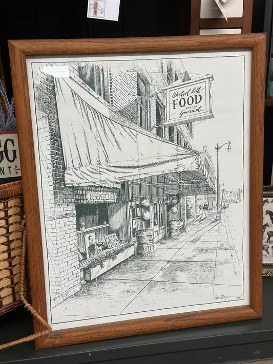 Vintage “Pretzel Bell” Art Print- Ann Arbor MI Historical Piece