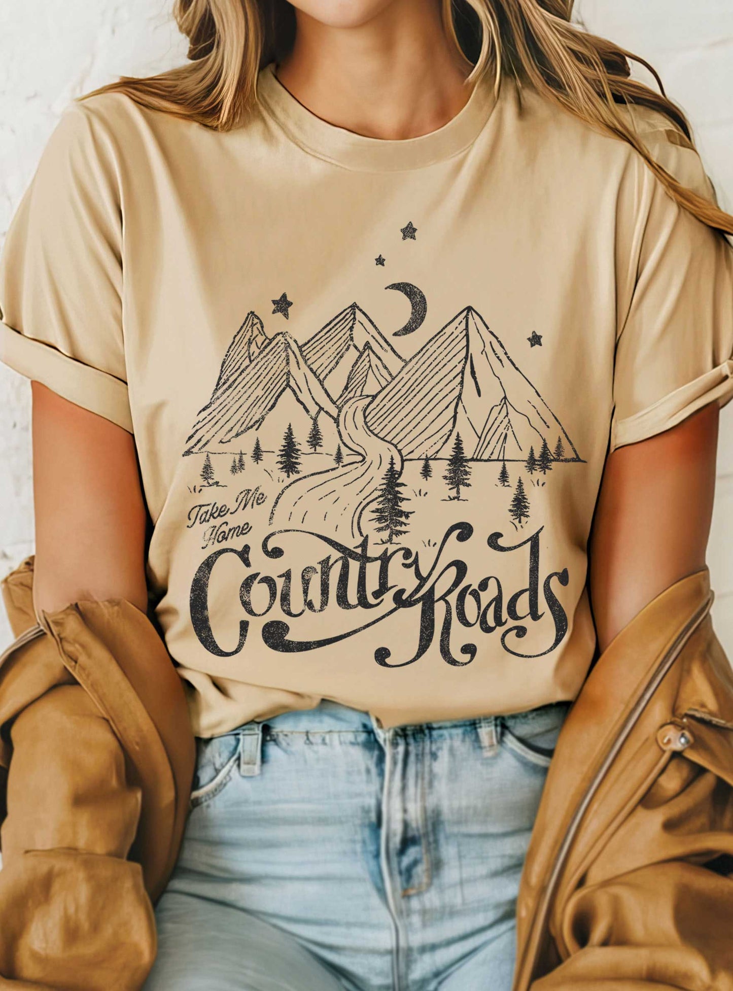TAKE ME HOME COUNTRY ROADS GRAPHIC TSHIRTS