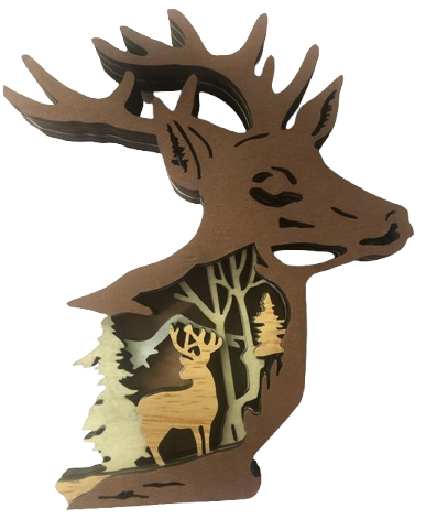 Brown Deer Head
