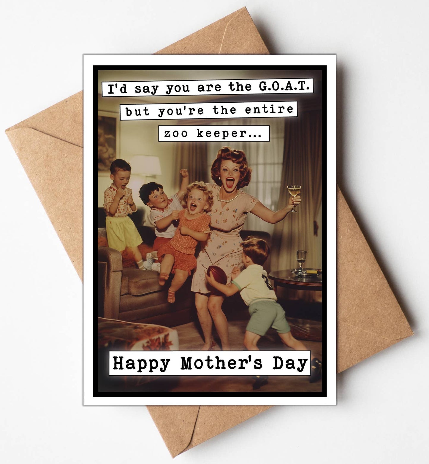 GOAT- Mother's Day Card