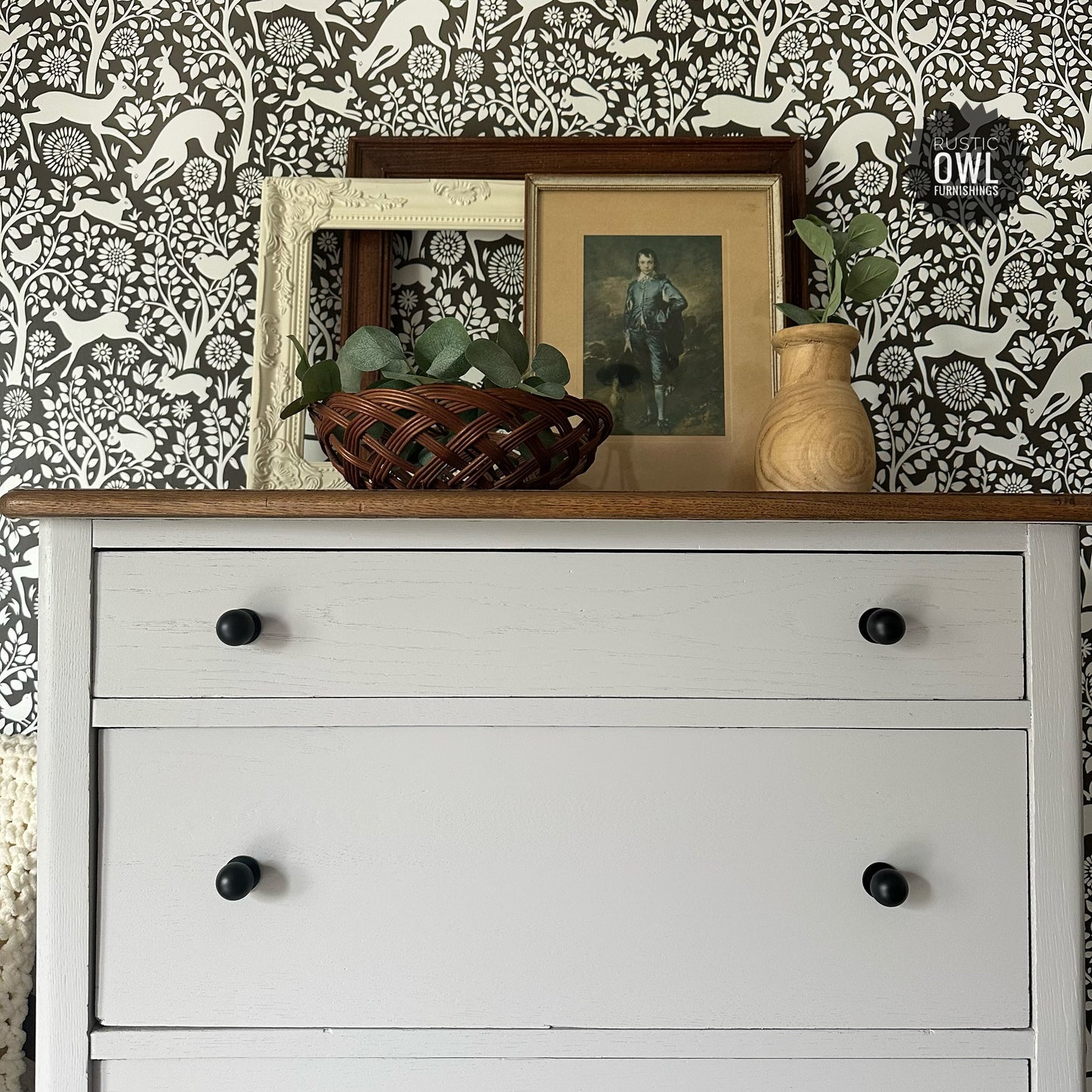 Light Gray Oak Dresser
