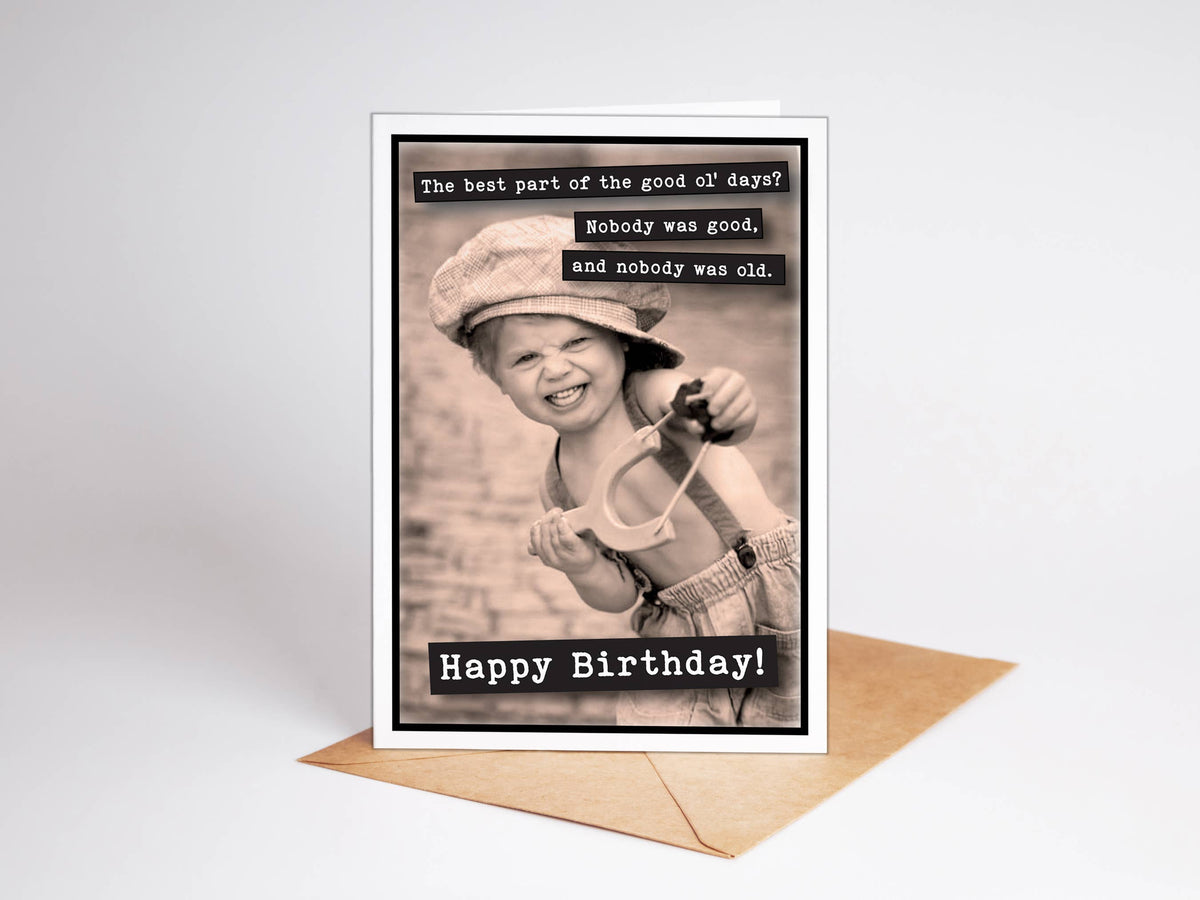 Good Ol' Days Greeting Card