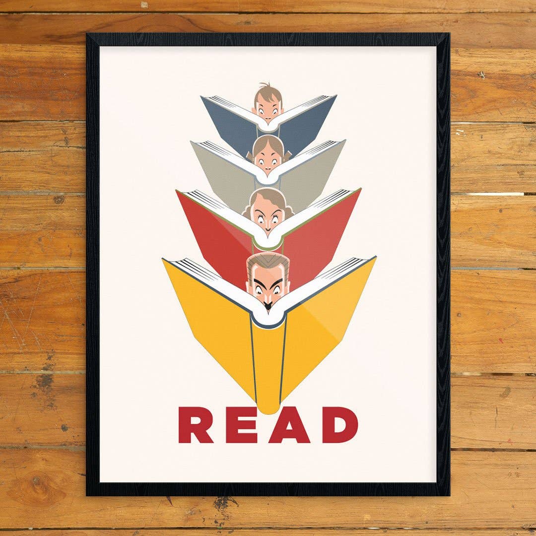 Read Book Lovers Print
