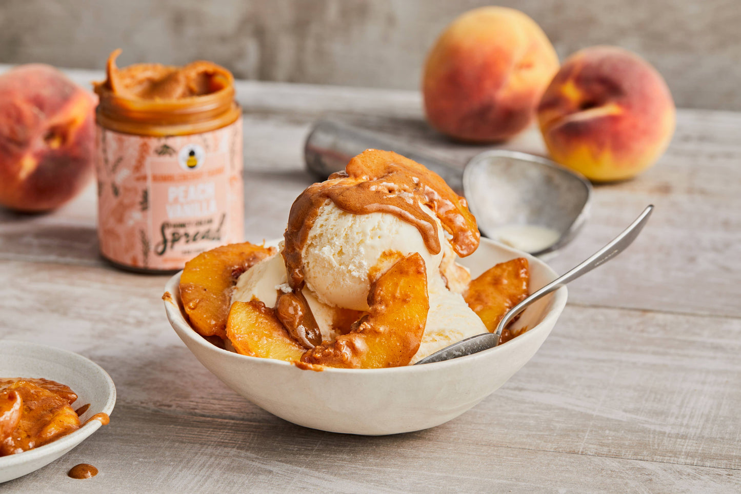 Peach Vanilla Honey Cream Spread