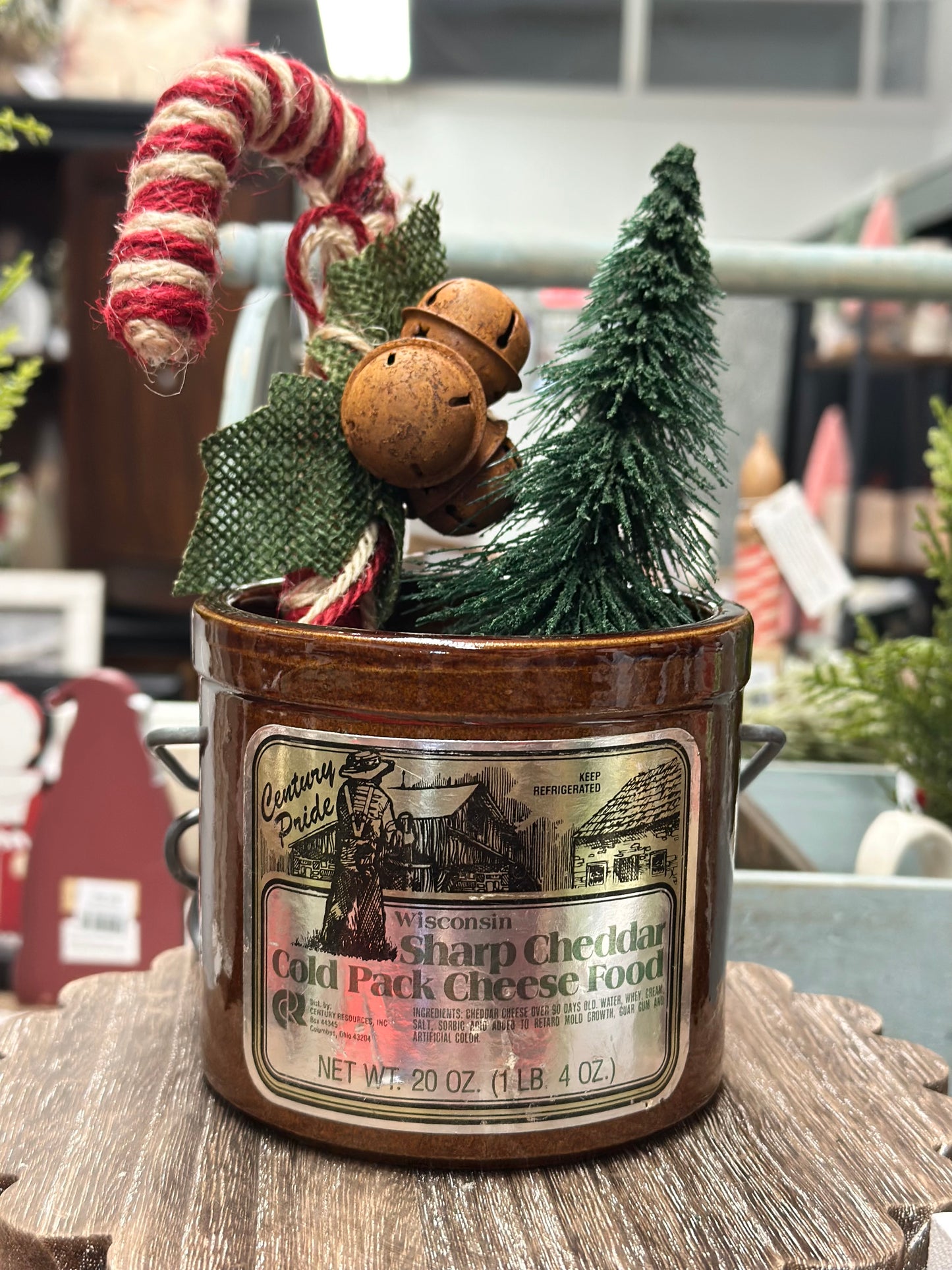 Vintage Cheese Crock