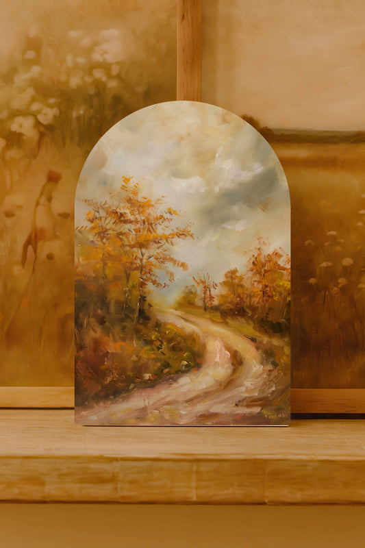 Winding Road Fall Arch Sign