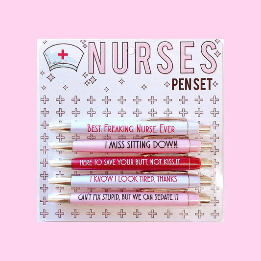 Nurses Pen Set (gifts, pens, nurses, healthcare, stationery)