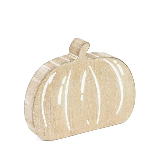 Wood chunky Pumpkin