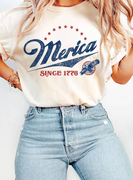 MERICA SINCE 1776 EAGLE GRAPHIC TSHIRTS