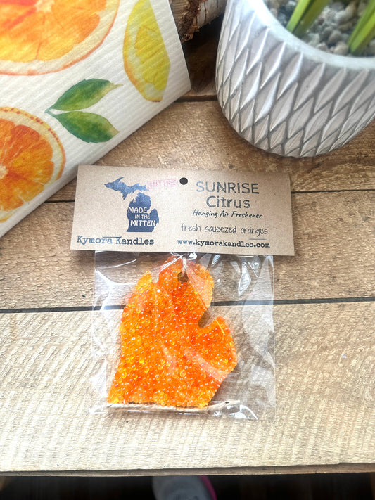 Hanging Air Freshener -  Citrus Sunrise