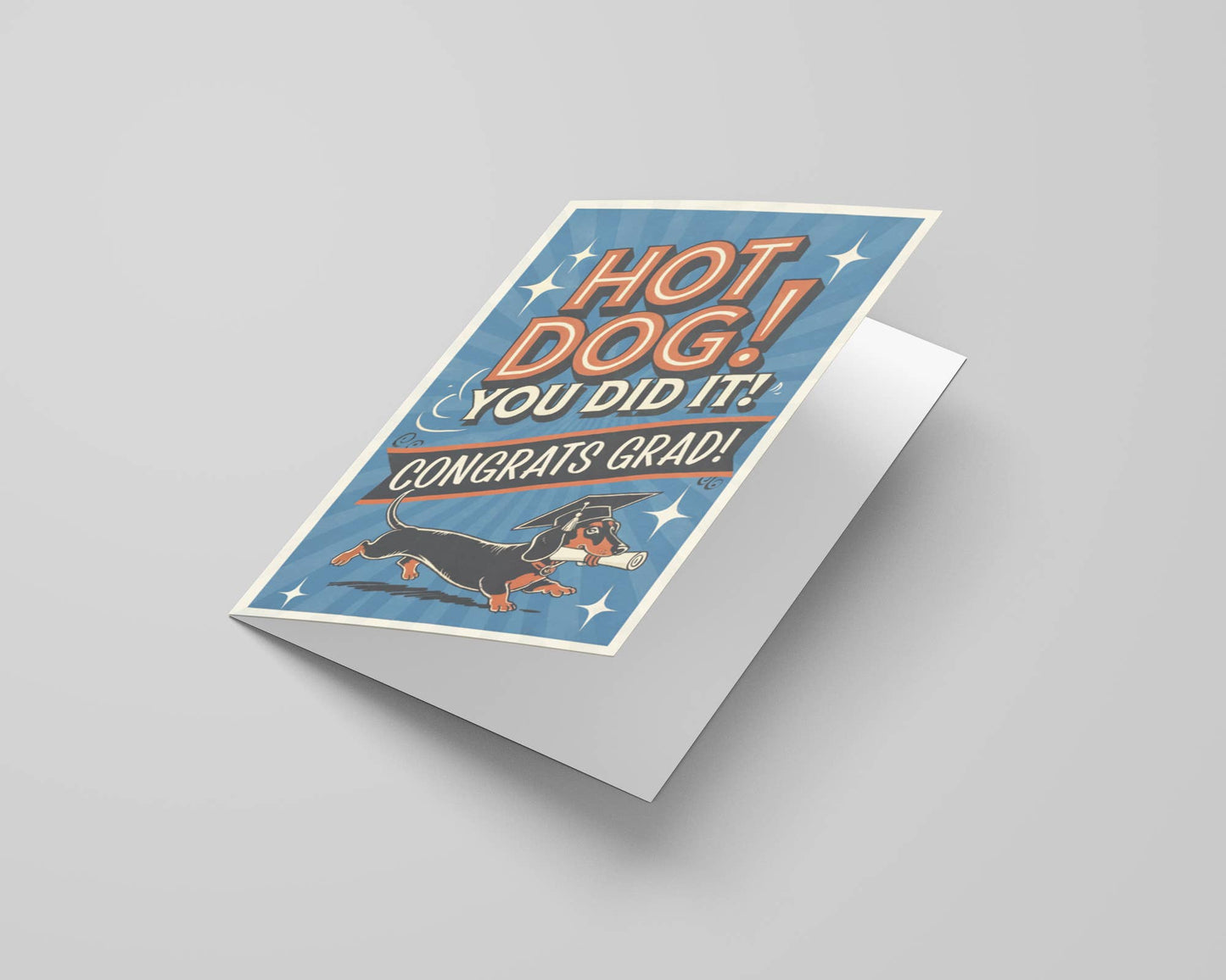 Hot Dog- Graduation Card