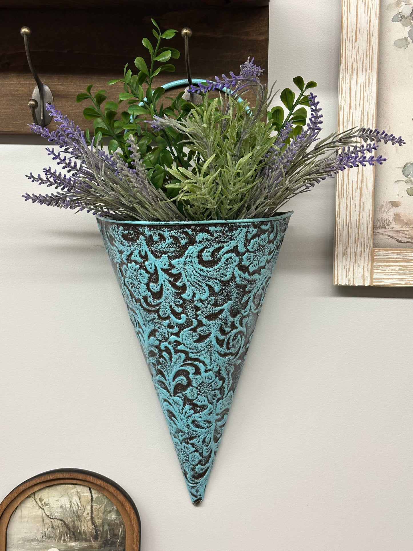 Turquoise Wall Planter