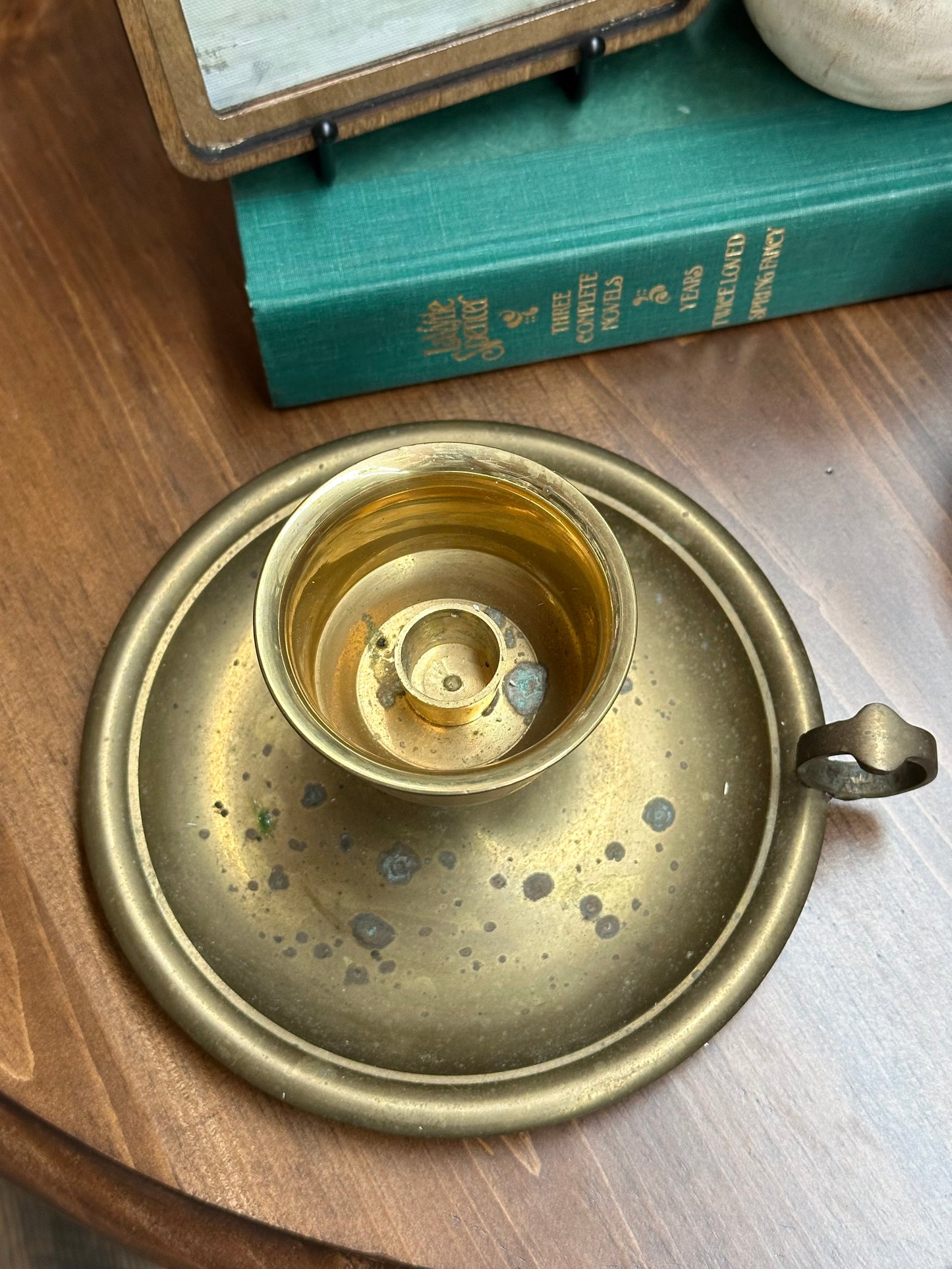 Solid Brass Chamberstick Holder