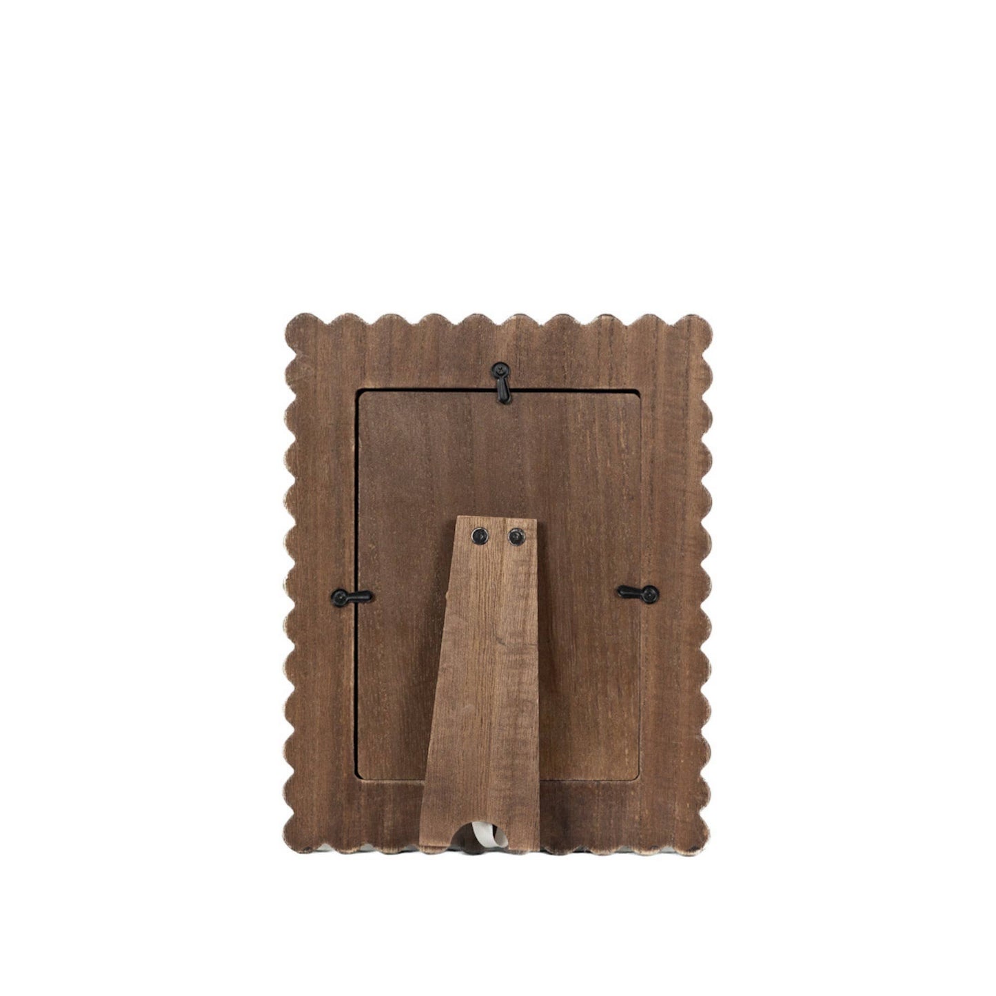 5x7 scallop photo frame, espresso