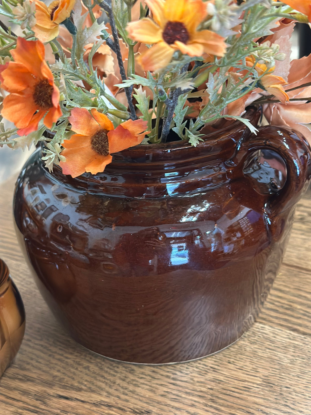 Stoneware Bean Pot