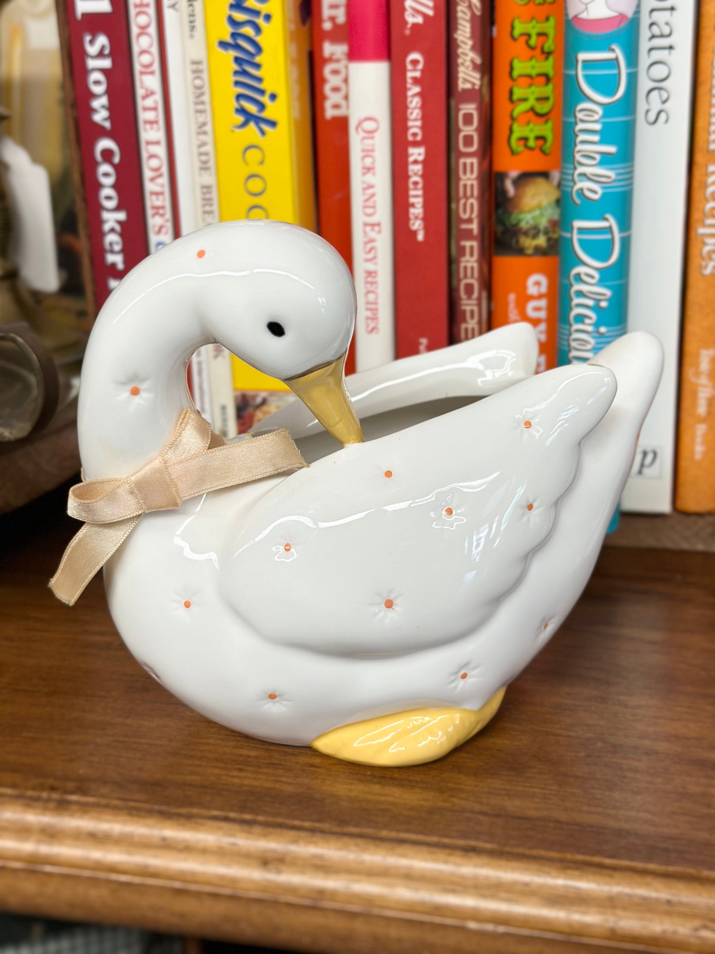 Vintage Goose Planter
