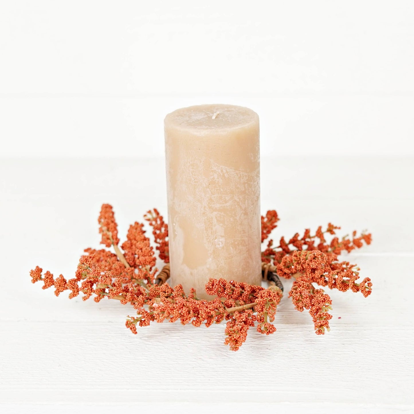 Pumpkin Millet Berry Candle Ring