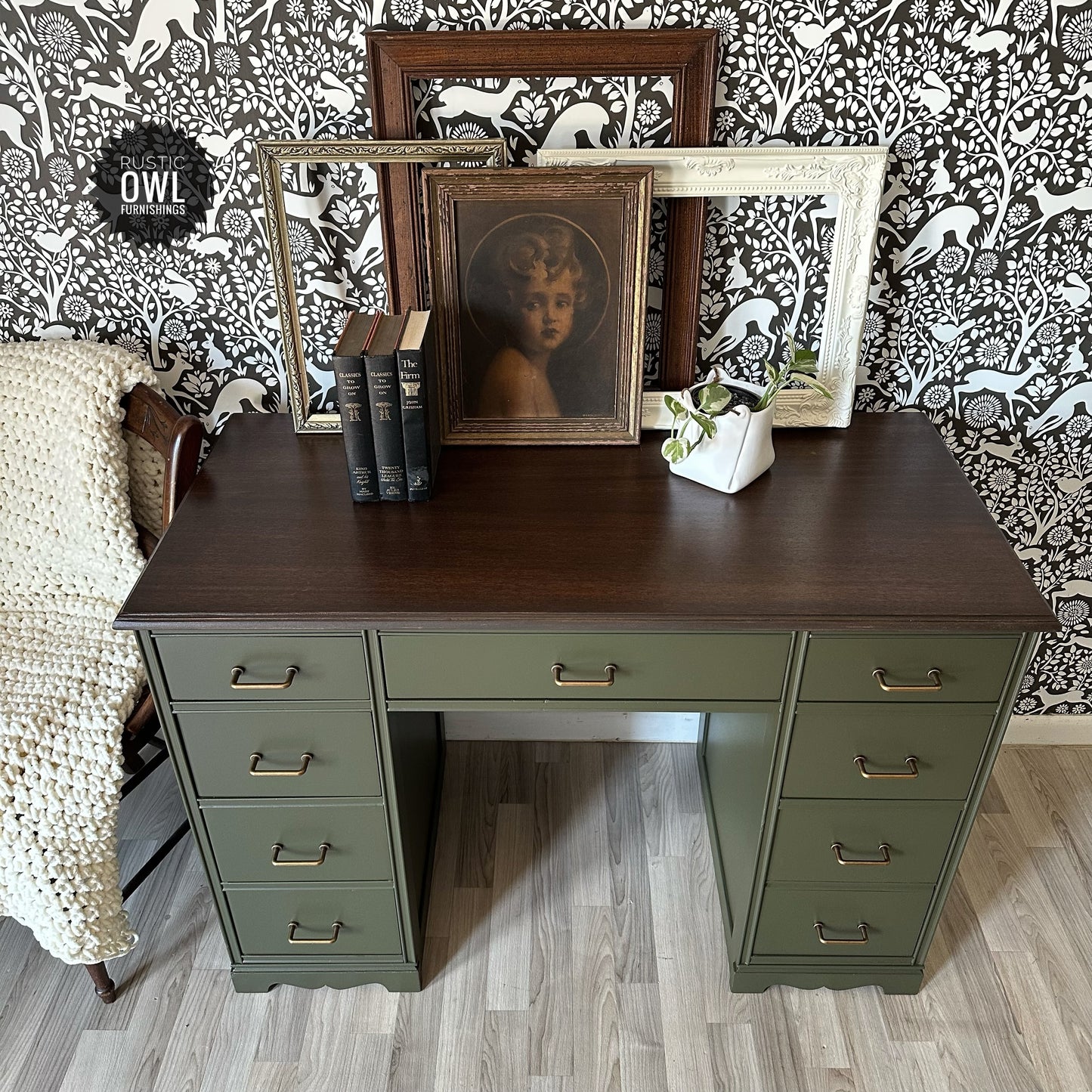 Vintage Executive Desk