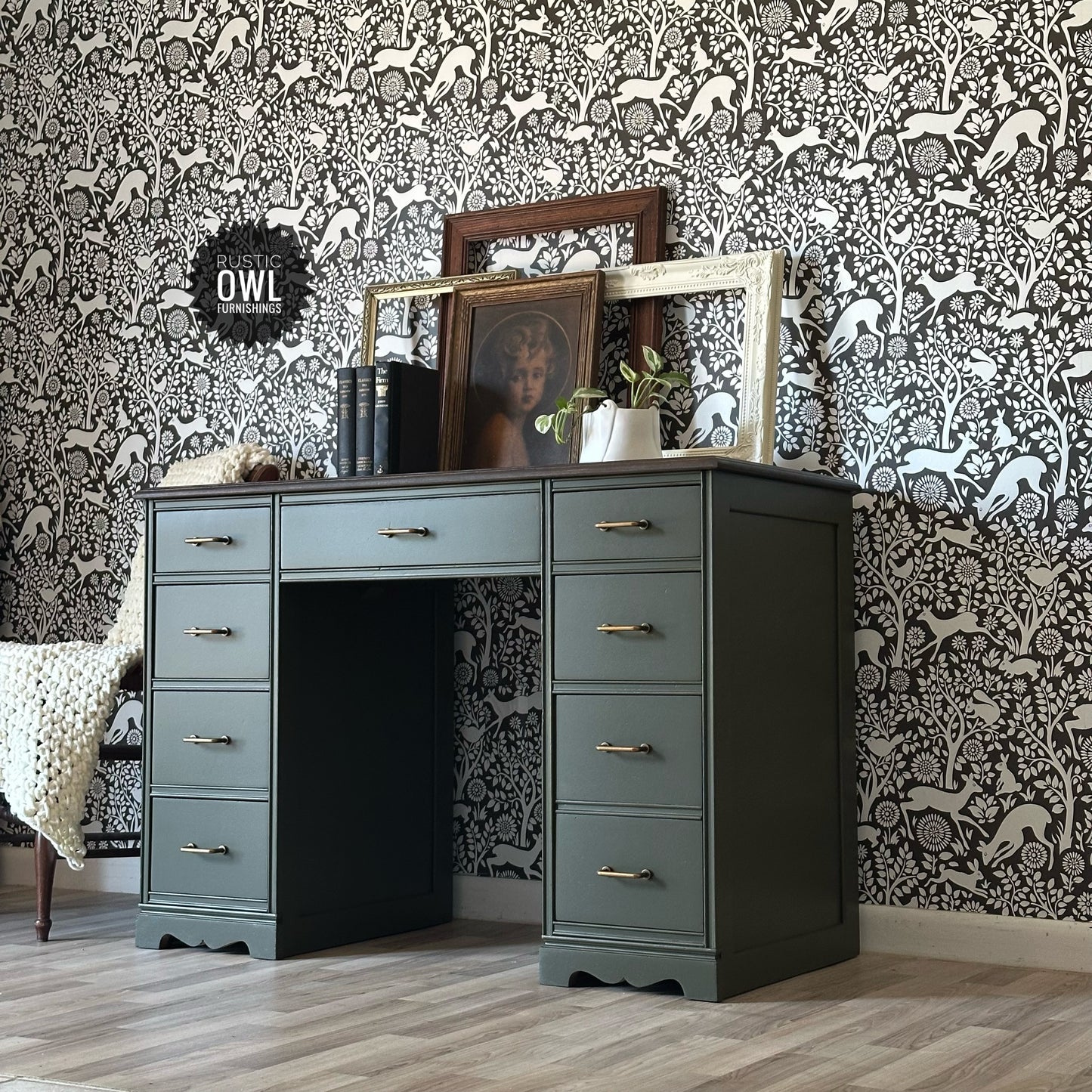 Vintage Executive Desk