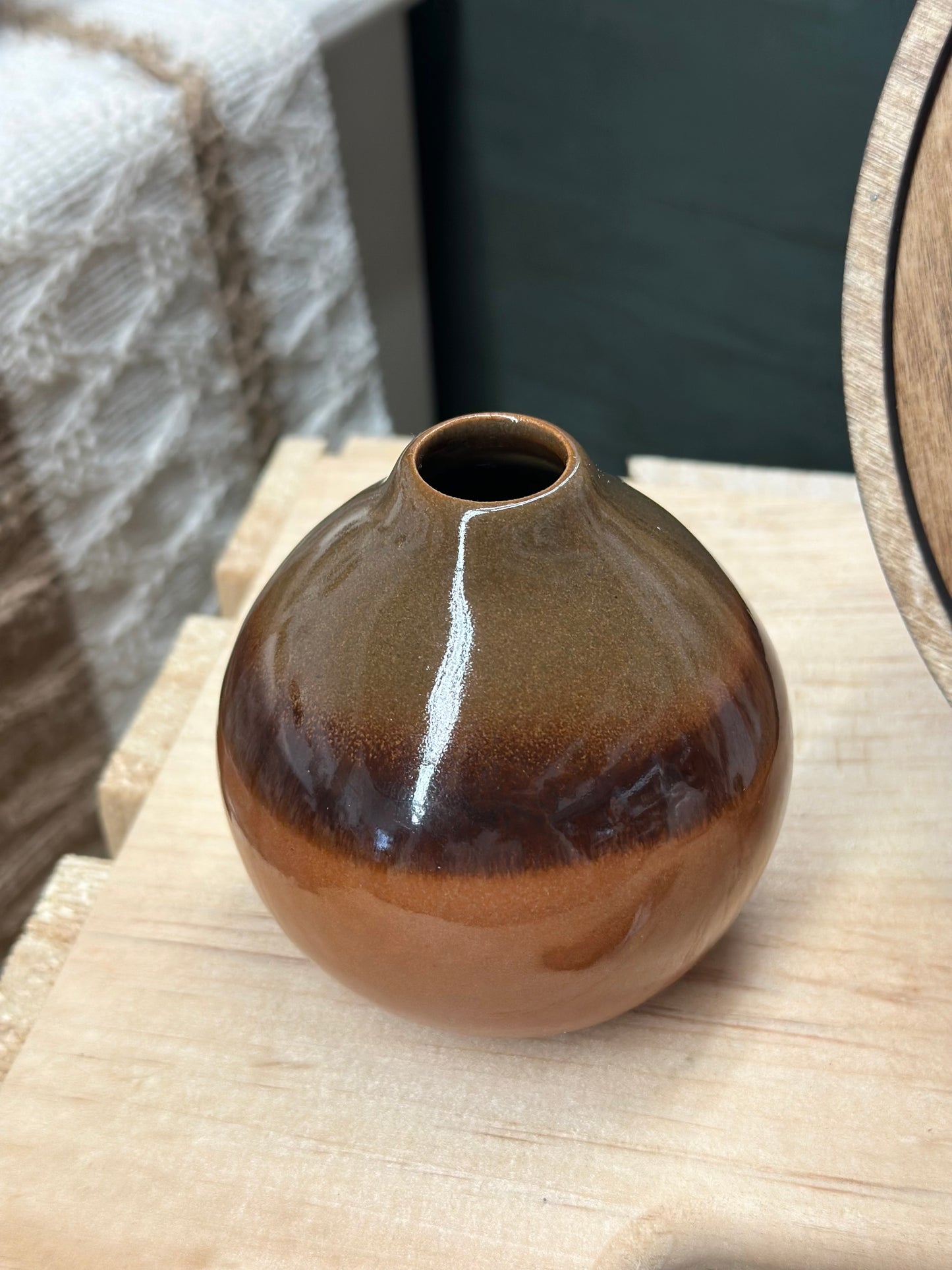 Brown Bud Vase