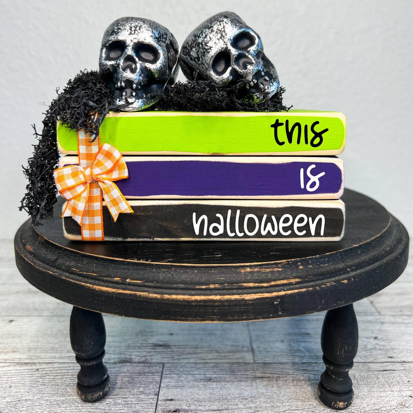 This is Halloween Book Stack