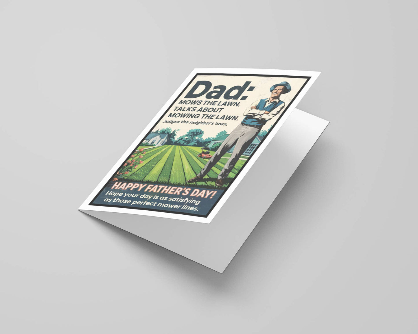 Lawn Dad- Father's Day Card