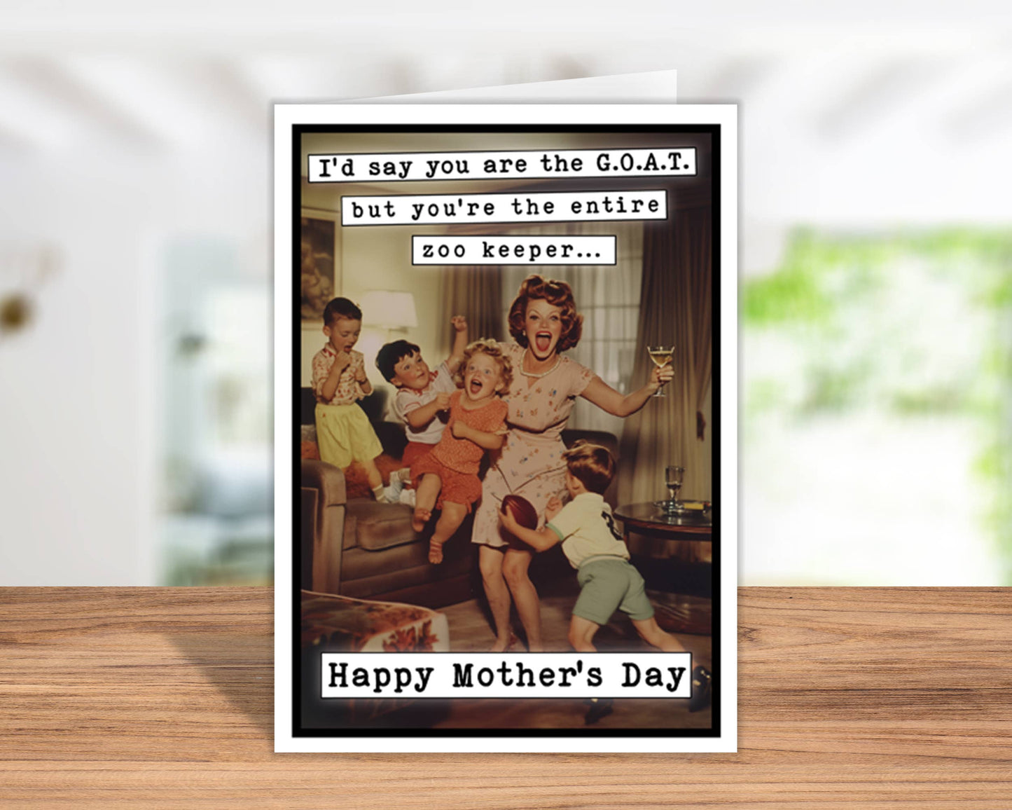 GOAT- Mother's Day Card