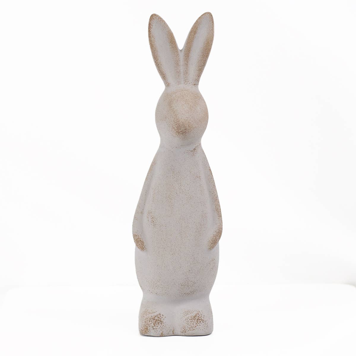 10" Aubrey Bunny Décor-Antique Gray