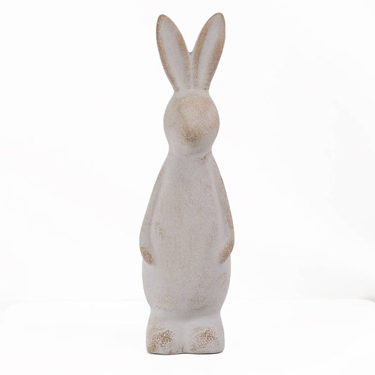 10" Aubrey Bunny Décor-Antique Gray